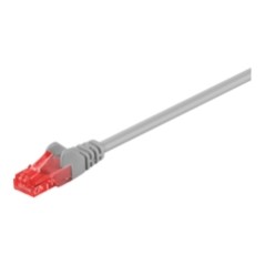 Goobay RJ45 CAT 6 UUTP CU 05m Grey - High-Speed Ethernet Cable for Reliable Connectivity